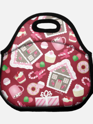 Gingerbread House (Christmas Red) Lunch Bag